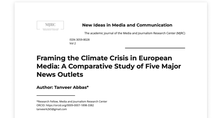New Study Finds European Climate Coverage Turns On Sovereignty, Not Science